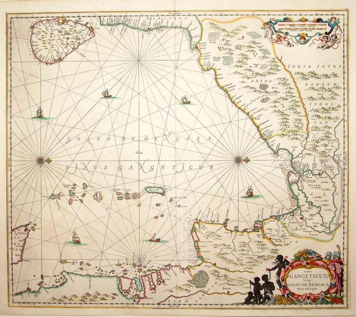 senovės Šri Lankoje žemėlapyje