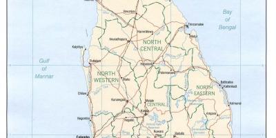 Šri Lanka gps žemėlapis internete